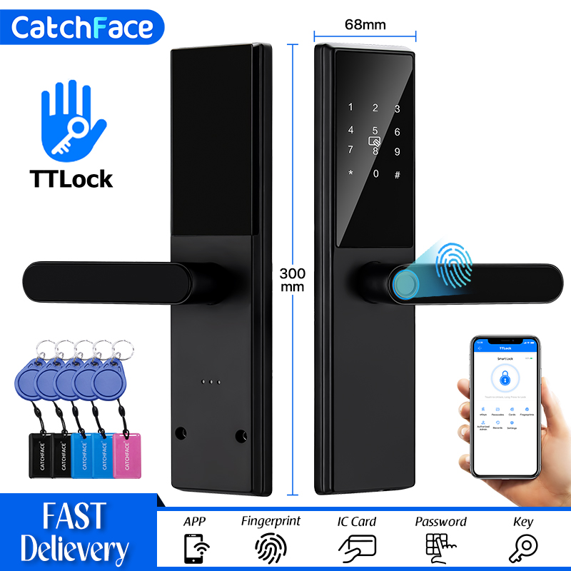 Home Security Packages - Bluetooth Fingerprint Door Lock TTLock App