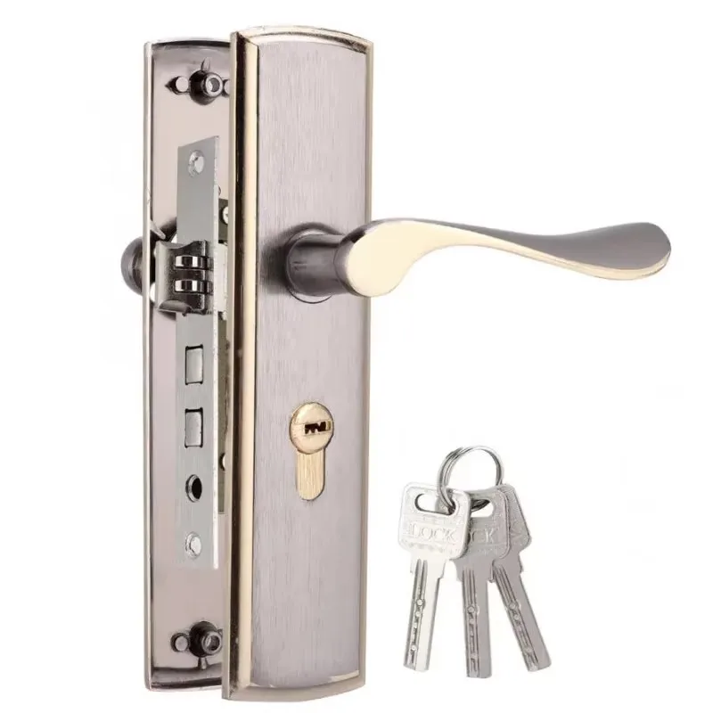 Home Security Kitchener - Gold Door Handle Lock Silent House