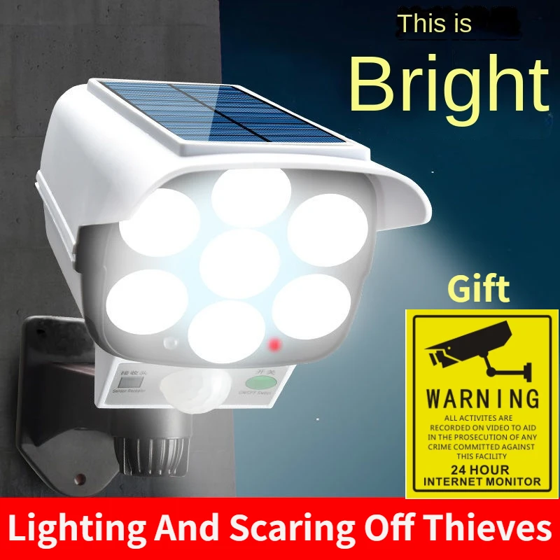 Camera Solar Wireless - Outdoor Solar Light Motion Sensor Security