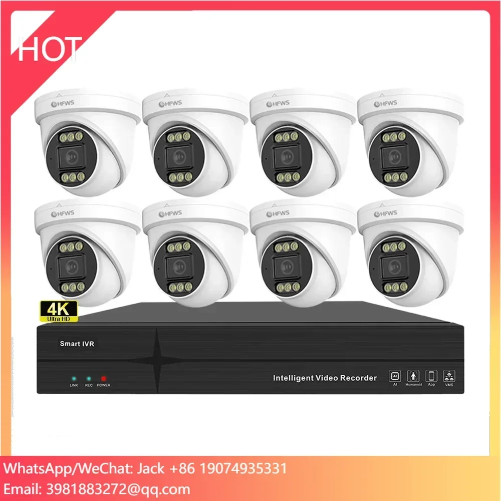 Home Security Camera System - OEM 8MP 4K 25FPS PoE IP