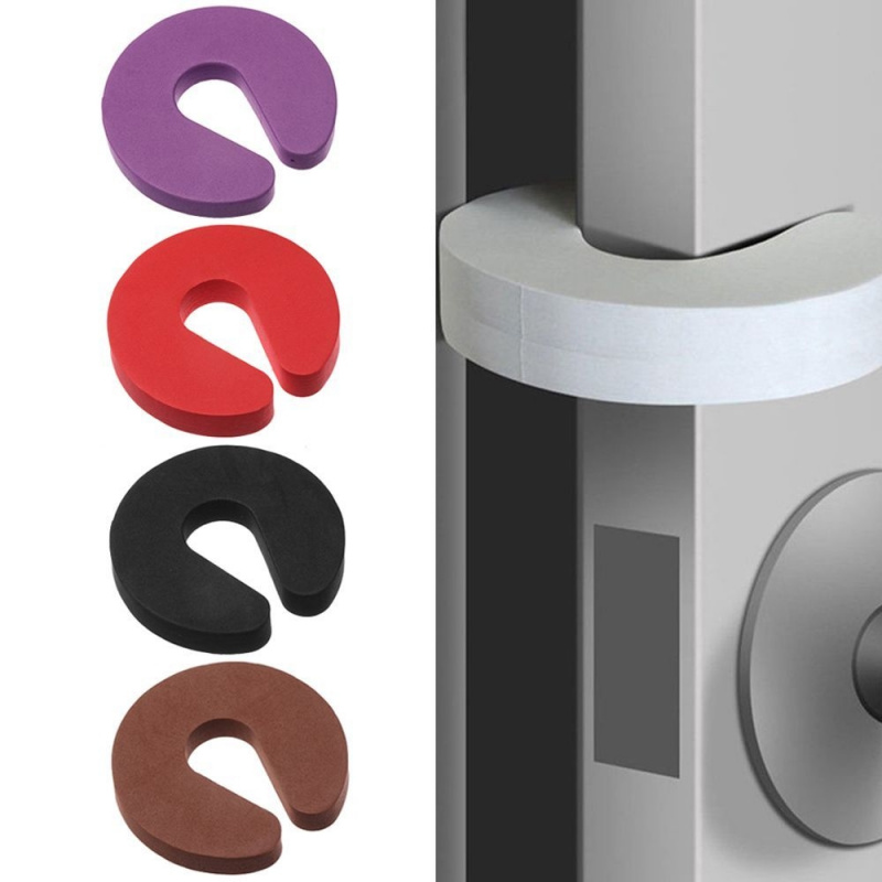 Home Security Kitchener - Soft Foam Door Stopper Guard Finger