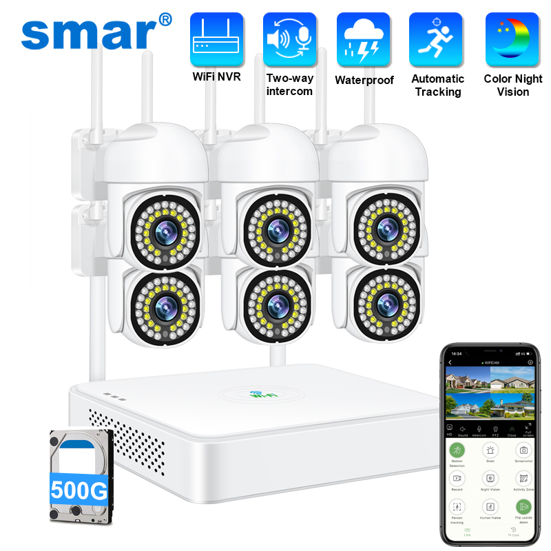 Home Security Home Assistant - Smar 3MP Wireless CCTV Security Camera
