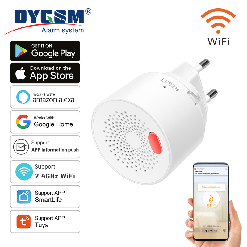 Home Security Devices - Tuya Smart Home Wifi Natural Gas