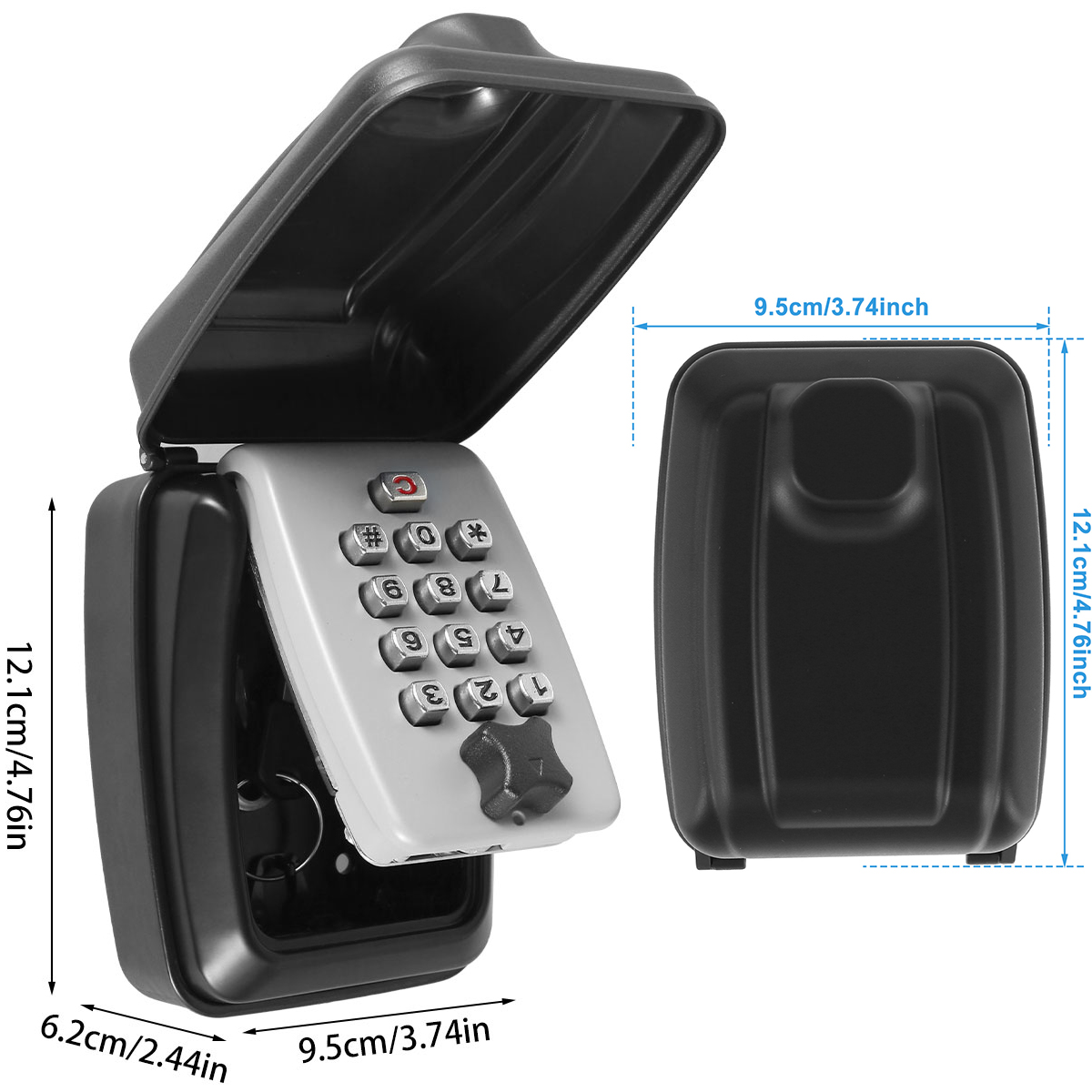 Key Lock Box Wall-Mount Secret - đánh giá và giá Home Security Packages