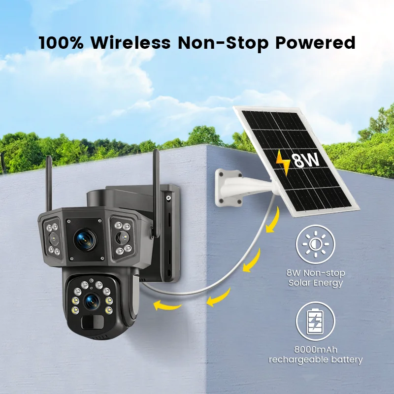 2026 V380 Pro 4MP Wireless PTZ - đánh giá và giá Camera Solar Wireless