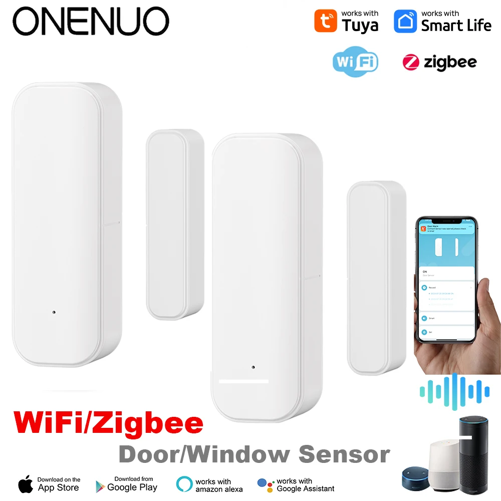 Tuya WiFi Zigbee Window Door S - đánh giá và giá Home Security Battery