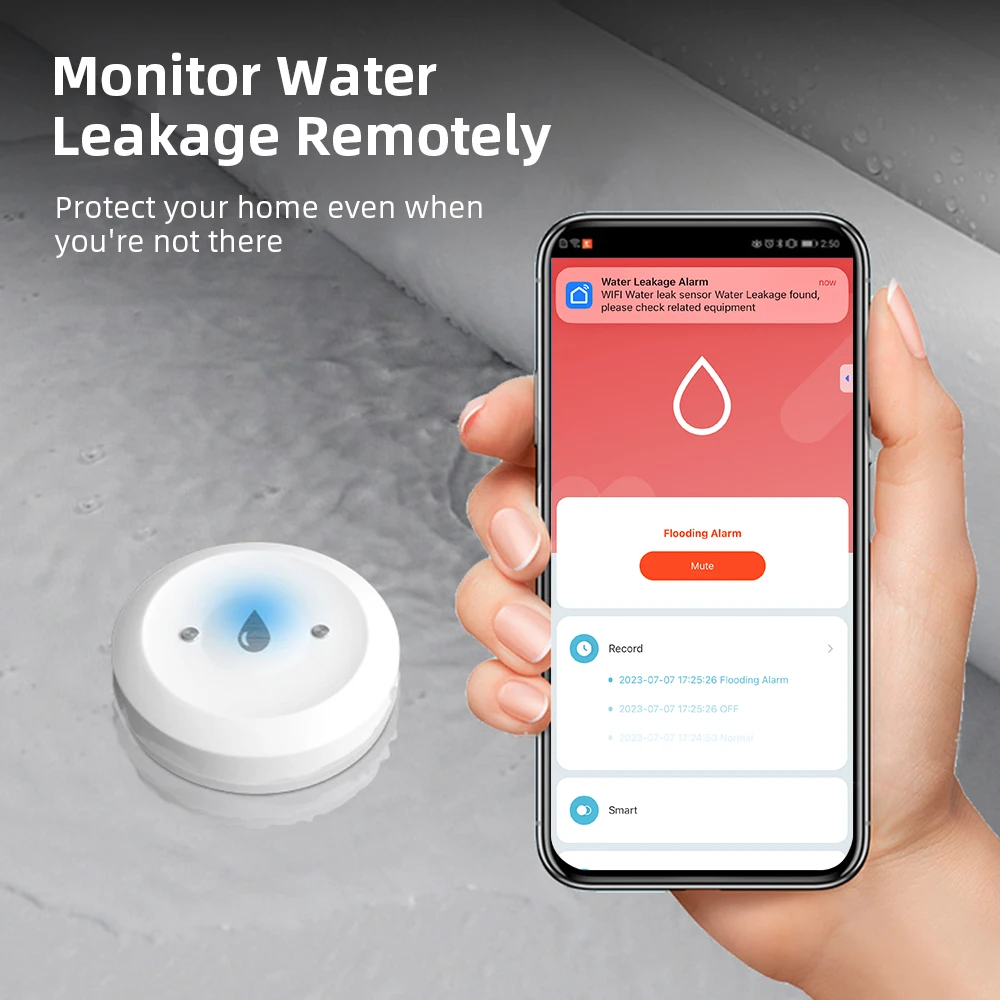 Zigbee3.0 Smart Water Leak Sen - đánh giá và giá Home Security Home Assistant