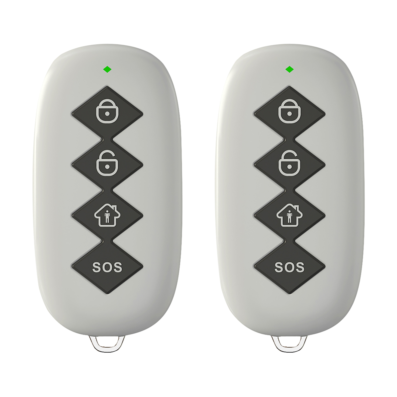2 Chiếc Sói-Bảo Vệ 433MHz Chốn - đánh giá và giá Home Security Key Fob