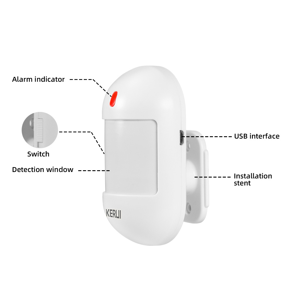 KERUI Wireless PIR Motion Sens - đánh giá và giá Home Security Battery