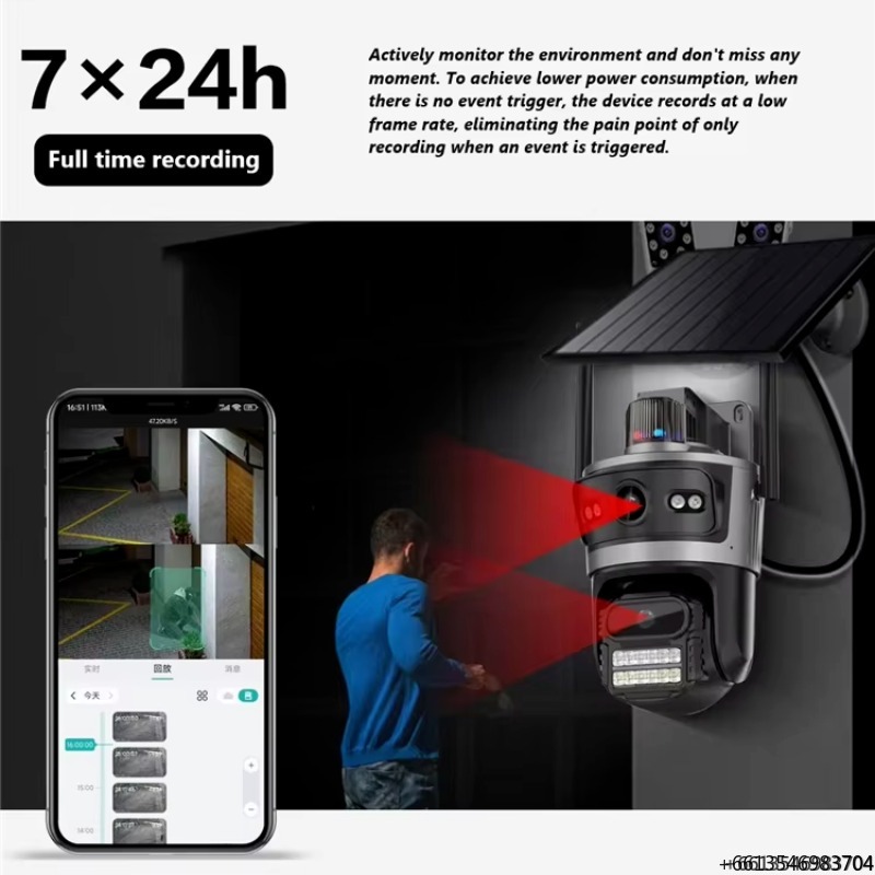 ENSTER 2K AOV 24h Recording Ou - đánh giá và giá Camera Solar Wireless