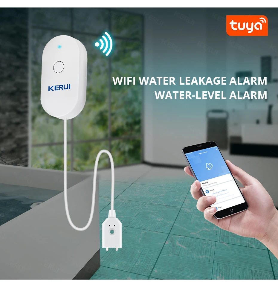 KERUI WiFi Water Sensor Smart  - đánh giá và giá Home Security Kitchener