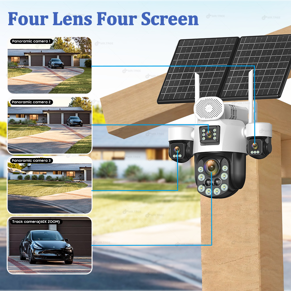 AOV Four Lens Outdoor Surveill - đánh giá và giá Home Security Packages