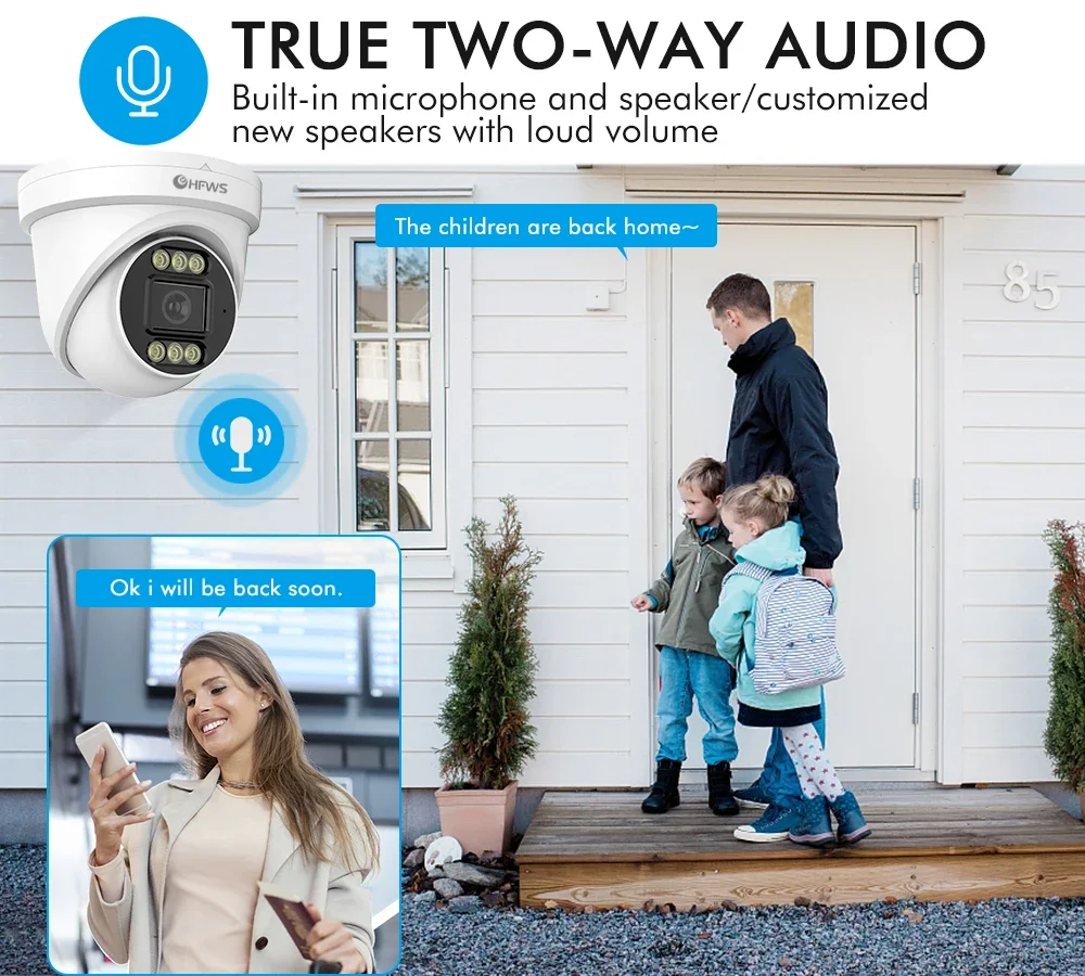OEM 8MP 4K 25FPS PoE IP Camera - đánh giá và giá Home Security Camera System