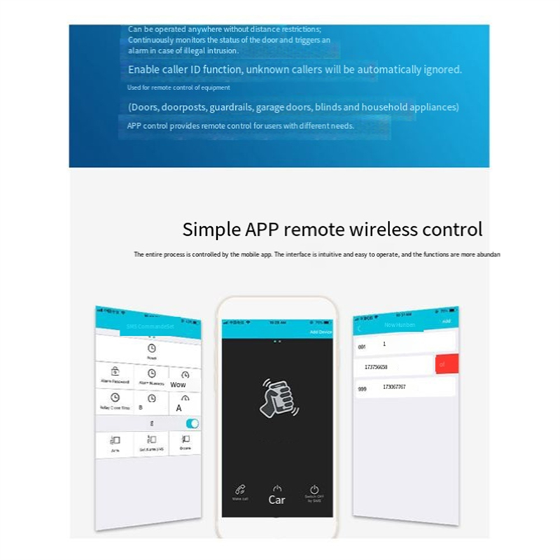 B04C-RTU5024 GSM Door Opener R - đánh giá và giá Home Security Devices