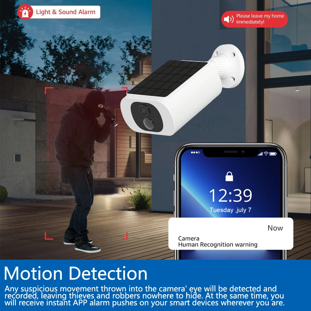 Tuya 5MP Solar Security Camera - đánh giá và giá Home Security Home Assistant
