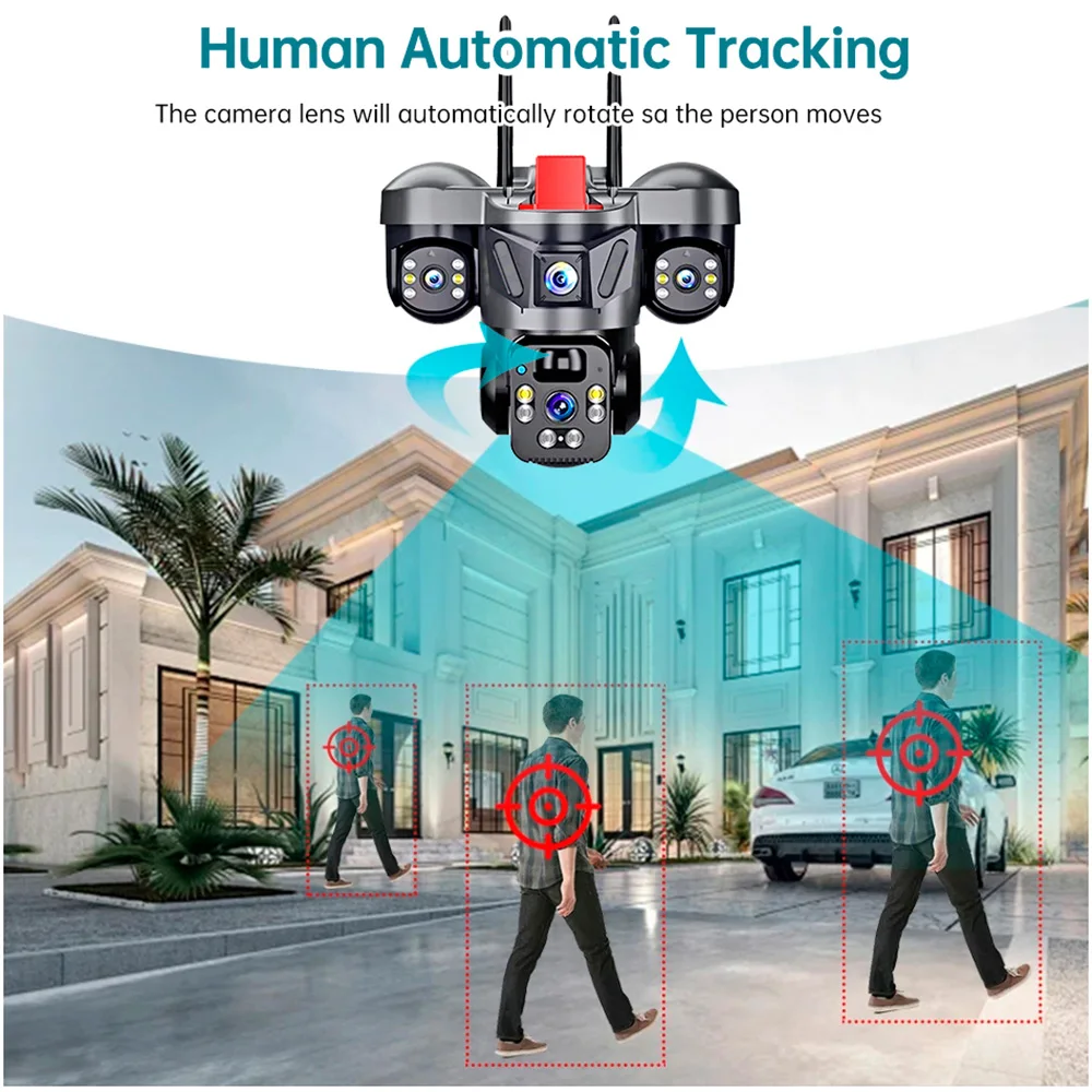 KERUI Outdoor PTZ 6MP 4G SIM W - đánh giá và giá Home Security Home Assistant
