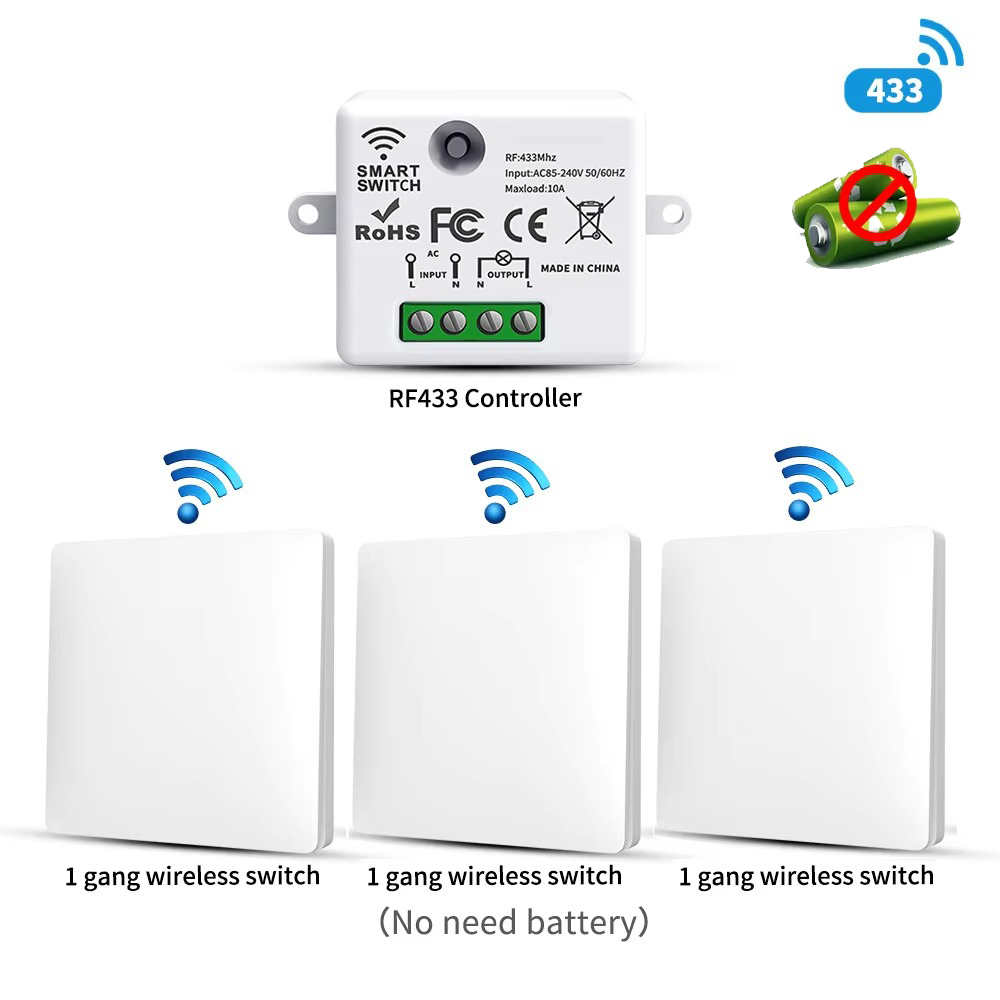 RF433 Self-Powered Wireless Li - đánh giá và giá Home Security Battery