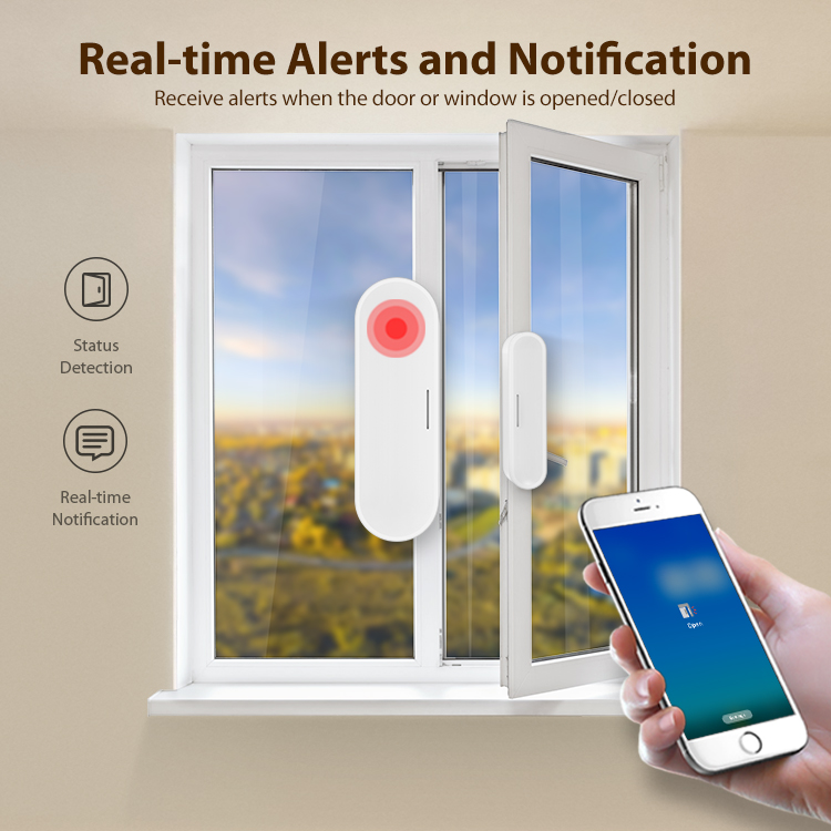 Tuya Smart Door Window Sensor  - đánh giá và giá Home Security Battery