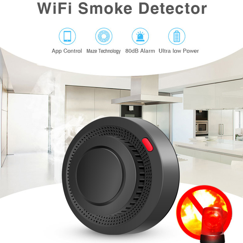 2.4G WiFi Smoke Detector Wirel - đánh giá và giá Home Security Kitchener