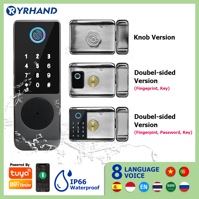 Tuya Smart lock Waterproof Wif - đánh giá và giá Home Security Battery