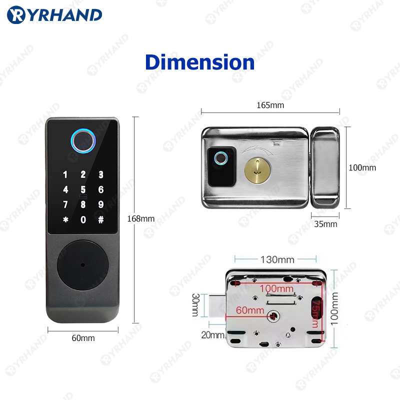 Tuya Smart lock Waterproof Wif - đánh giá và giá Home Security Battery