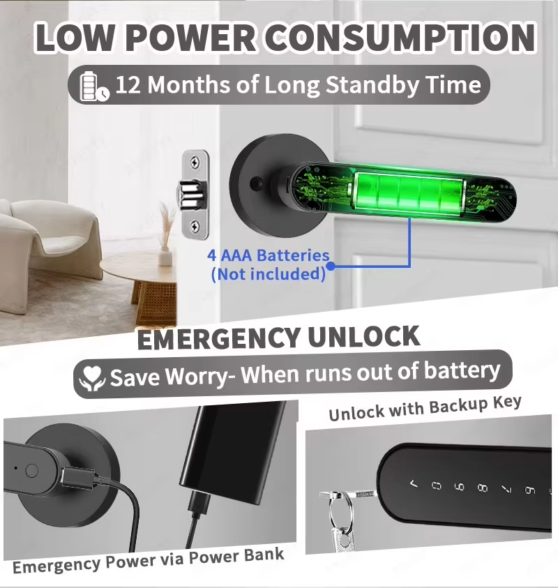 TTLock Smart Digital Door Lock - đánh giá và giá Home Security Battery