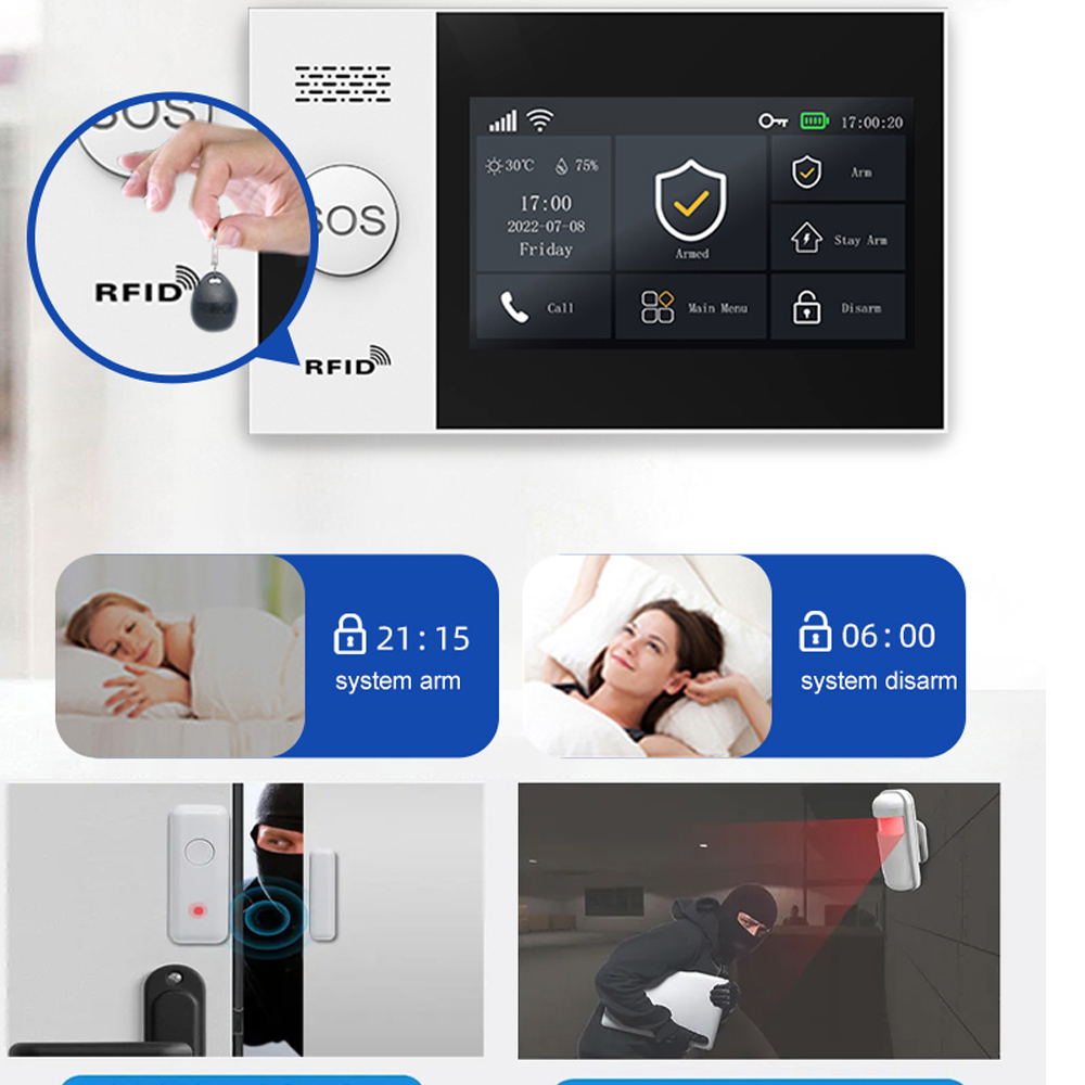 PGST 4G Tuya Smart Home Alarm  - đánh giá và giá Home Security Deals